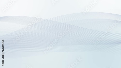 clean white wave pattern. A looping video featuring refined linear waves and the ocean with simple movement. Suitable background for healthcare, medical, and business.（152）