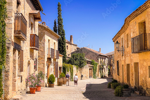 In the historic center of Pedraza