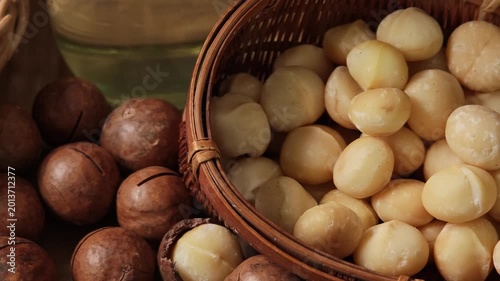 Video of macadamia nuts	