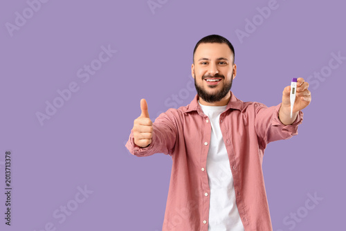 Handsome young man with the...