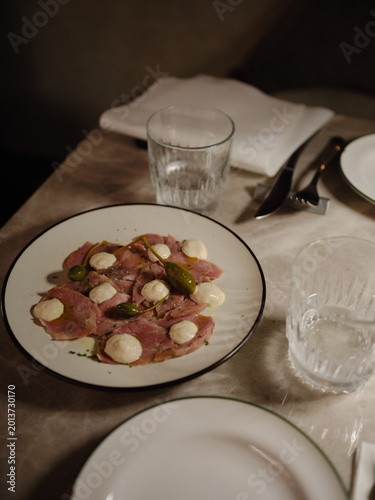 Appetizers on the table