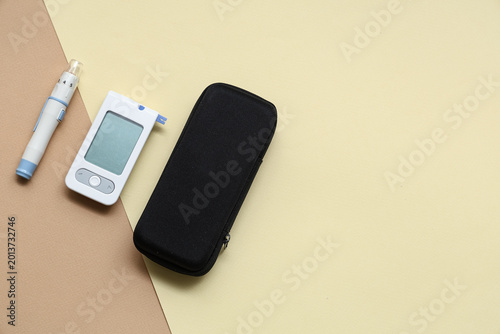Digital glucometer, lancet ...
