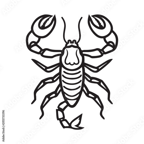 Scorpion Animals Wildlife Vector Icon Simple Graphic Design