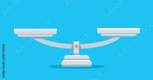 Photos Balance Scale Icon Equality and Measurement Concept