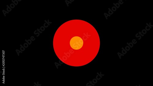Rainbow concentric circles expanding wipe transition with alpha channel. LGBTQ or pride month concept.