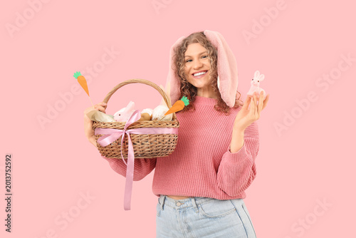 Beautiful young happy woman...
