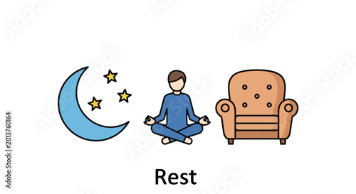Foto Person meditating in lotus position.