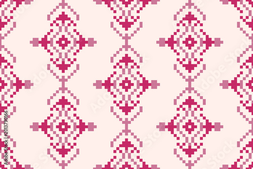 Seamless pixel pattern, seamless pattern illustration.