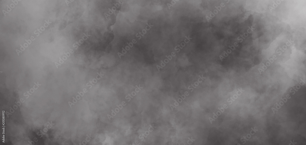 Fototapeta premium Smoke background texture, gray abstract bokeh for creative design