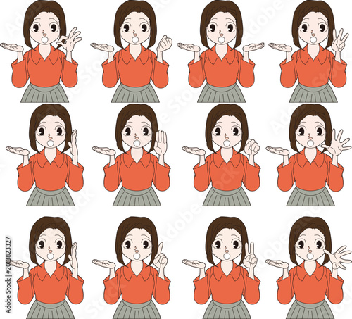 人物リアクション集
