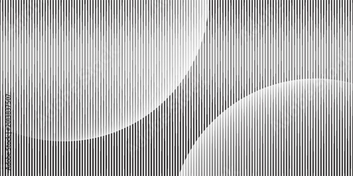 Cuadro en lienzo Abstract op art background made from black and white lines
