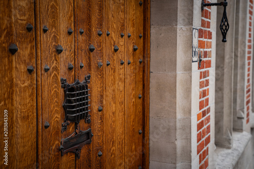 old wooden door