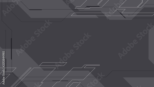 Abstract technology retro futuristic and sci-fi element cyberpunk style design