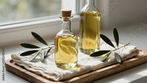 olive oil and olives