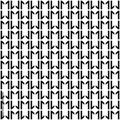 Seamless geometric vector pattern with arrow-like zigzag shapes. Minimalist ethnic style, ideal for apparel, bandana, carpets, tiles, and modern home wallpaper.