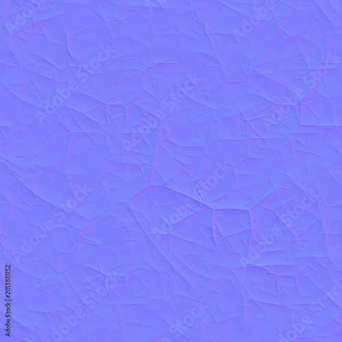 Fine Cracked Earth Surface Normal Map