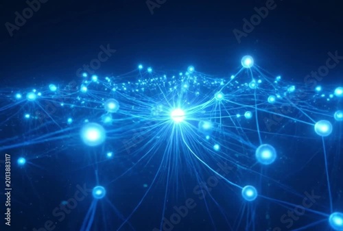 abstract blue background with stars