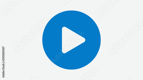 Play Button Icon Symbol.