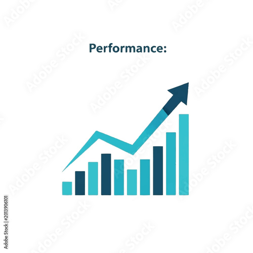 Free Download Business Growth Chart with Arrow. - GFXLoad