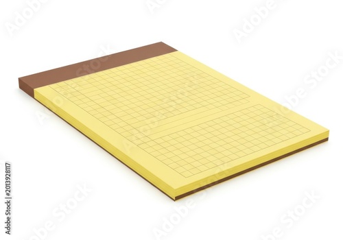 Traditional go board with grid lines and wooden frame