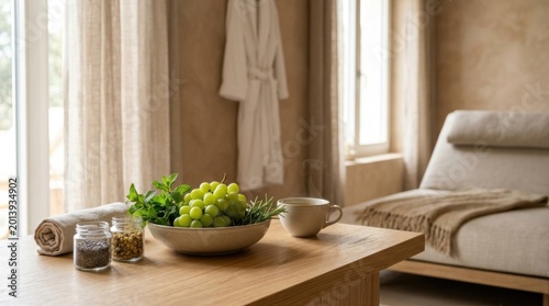 interior of living room with a window
