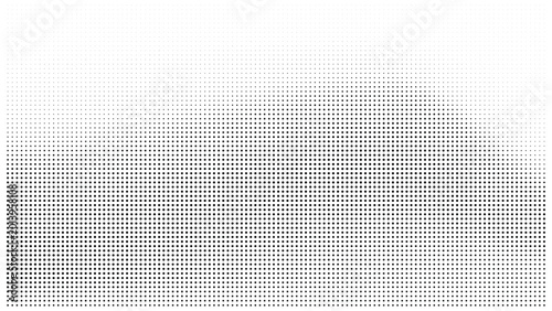 Tableau sur toile Monochrome halftone dots with gradual intensity change black and white dot patte