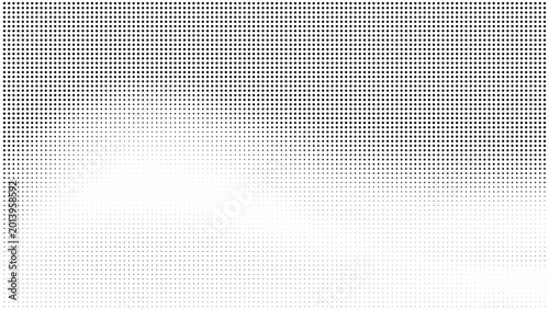 Foto Black and white halftone dot background with gradient fade dot pattern screen pr