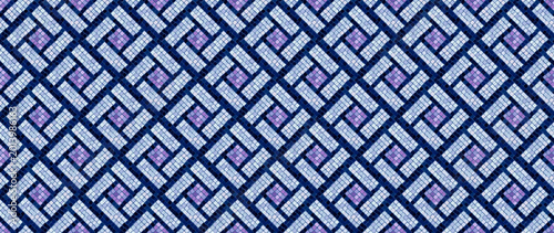 Foto Geometric opus tessellatum mosaic seamless pattern