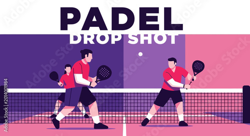 Dynamic Padel Action Depicted: A Visual Celebration Of Sport And Competitive Play