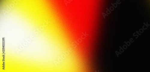 Canvas-taulu Bright yellow and red abstract light leak background with heavy grain texture and high contrast