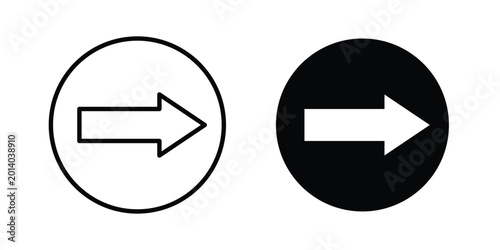 Free Download Right arrow icon for ui design. Vector Eps10 - GFXLoad