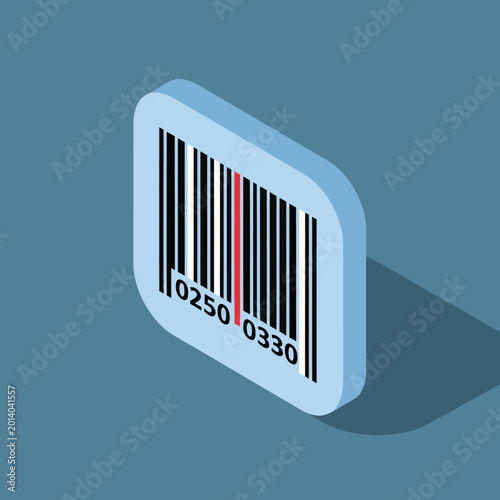 Fényképezés Barcode Scanner Code Label Tag.