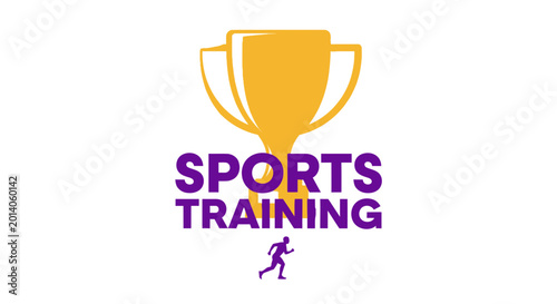 Inspire Sports Training Logo Depicting A Trophy Illustrating Fitness Success and Achievement