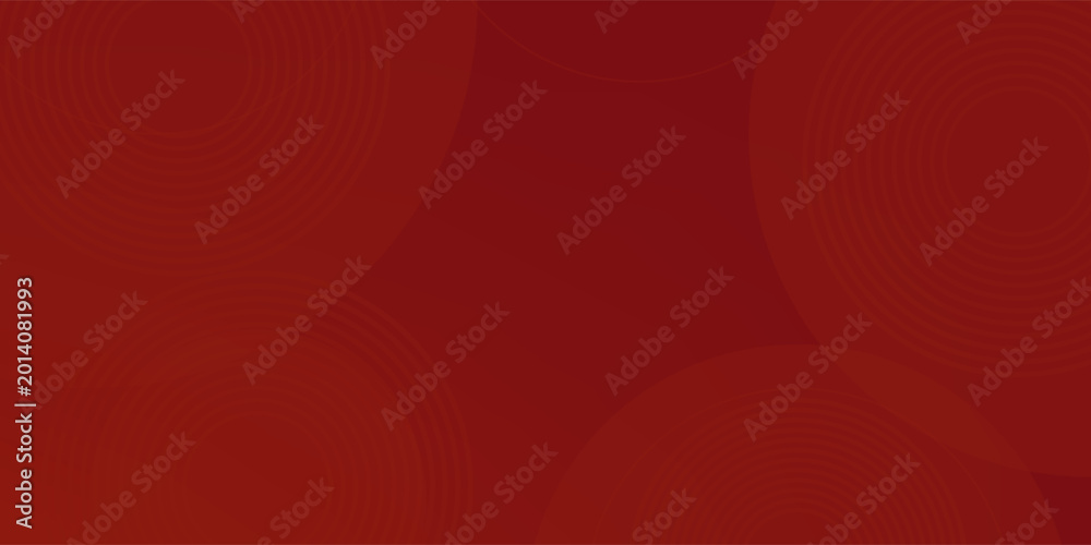 Obraz premium Abstract dark red geometric circle pattern gradient illustration background. Modern look and simple pattern.