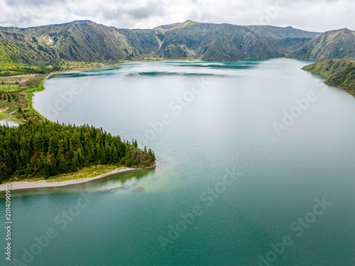 Lagoa do Fogo in Sao Miguel biggest island of Azores