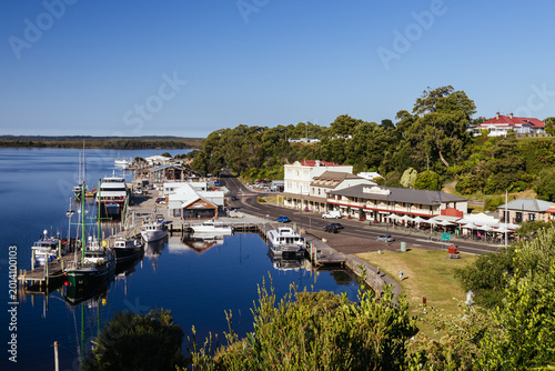 Foto Strahan City Centre in Tasmania Australia