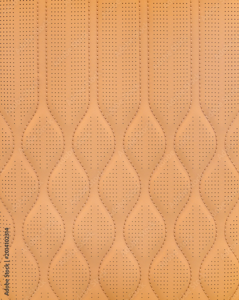 Fototapeta premium brown leather background and texture as a pattern for the interior car or a sofa or wall covering