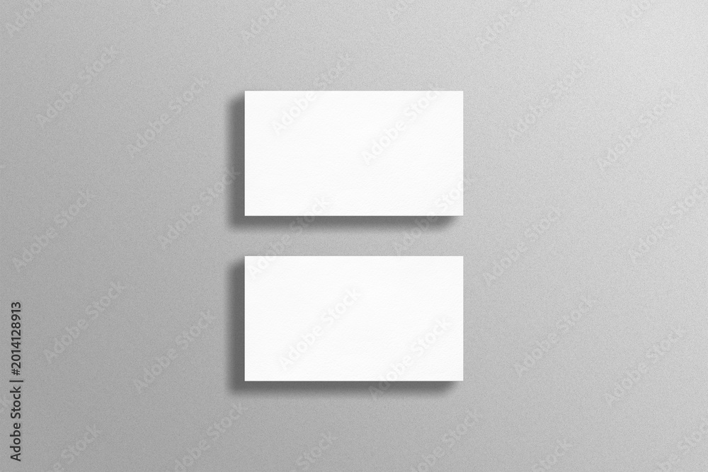 Fototapeta premium Vertical Stack Card Mockup
