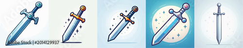 Photography vector of knight sword