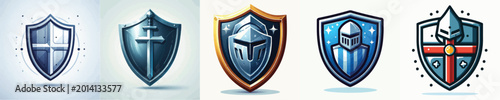 Foto vector of knight shield