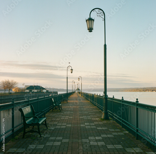 Cuadro en lienzo Emerson Park, Auburn, New York captured on film