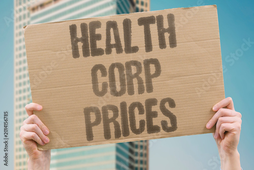 Fotografie "Health Corp Prices" Corporate hospital pricing structures set treatment costs beyond patient means