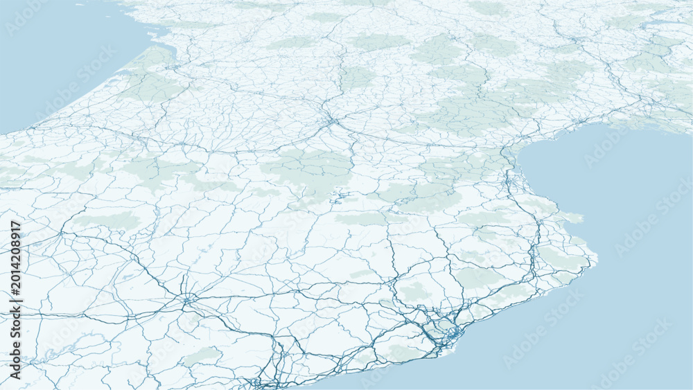 Φωτογραφία Modern minimalist vector map of Andorra