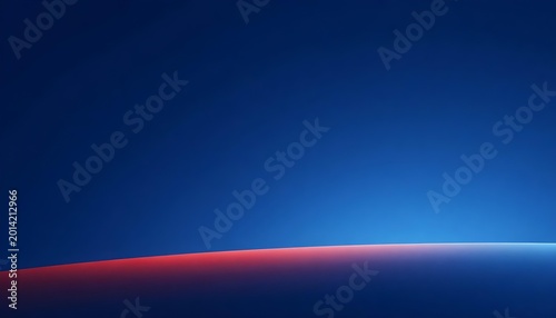 Smooth dark blue abstract background with subtle red and white light accents