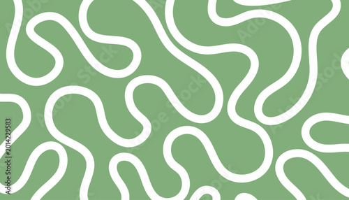 Tablou pe pânză Trendy color abstract background with dynamic twisted lines