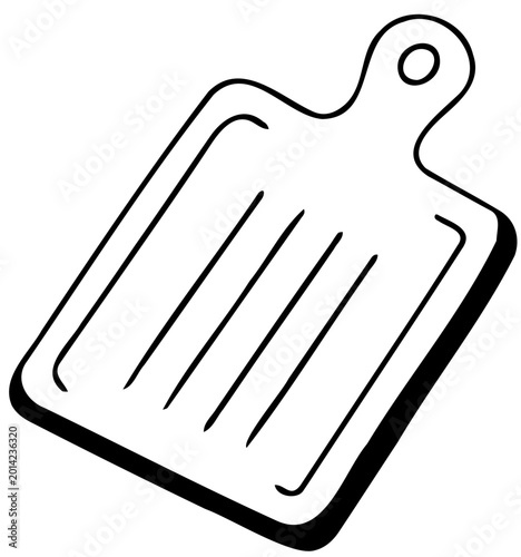 Cutting board outline