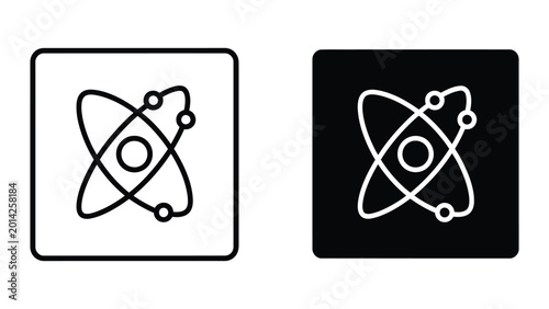 Photography Modern react logo on black and white background