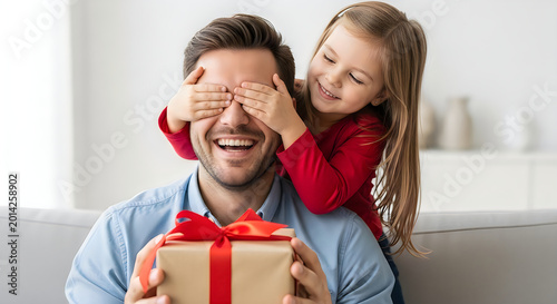 Heartwarming father's day moment little girl surprises dad with gift