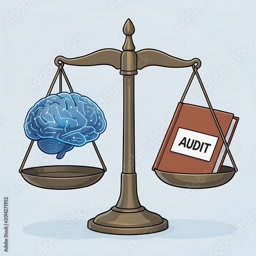 Brain balances an audit book