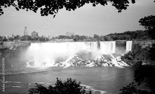 Vintage photo of Niagara Falls in Canada - September 1982